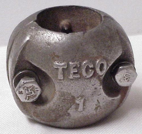 TECO 1 UR VINTAGE HEAVY METAL HARDWARE TOOL ITEM OPENS UP &amp; SCREWS DOWN TECO