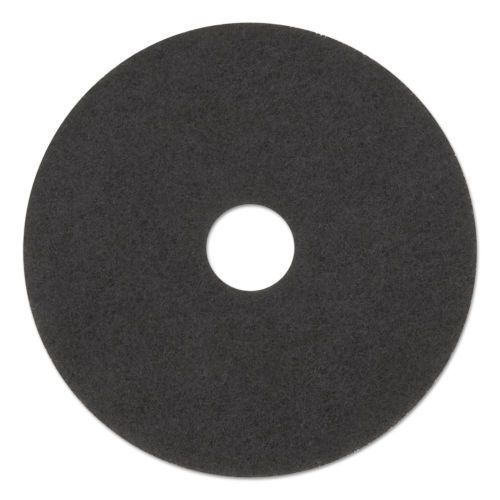 Boardwalk standard 12&#034; diameter stripping floor pads black 5/carton 4012bla for sale