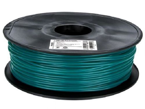 3D Printer Filament 3 mm (1/8&#034;) PLA - GREEN - 1 kg / 2.2 lb NEW IN ORIGINAL BOX