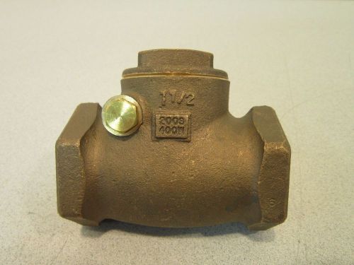 518 Check Valve 1 3/4&#034; treaded opening on both side NSN: 4820013293459