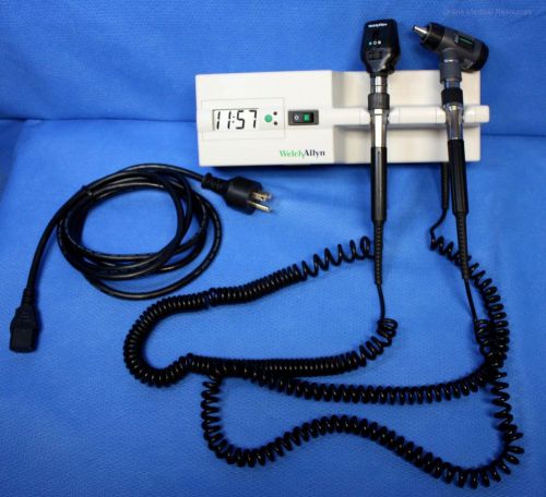 Welch Allyn 767 Transformer 23810 MacroView Otoscope 11710 Ophthalmoscope Clock