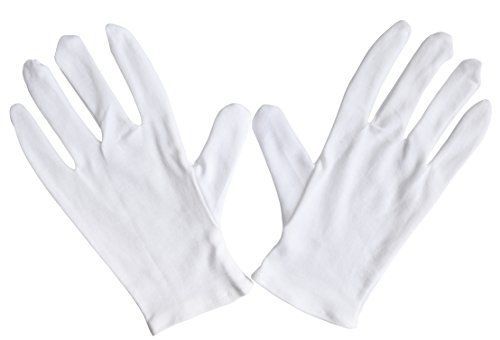 Meta-U Wholesale White Soft 100% Cotton Work/Lining Glove (10 pairs)