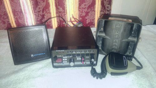 Whelen 295HFSA6 Siren Amplifier w/ Motorola Speaker and 100W Siren