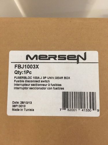 New Mersen FBJ1003X Disconnect Switch