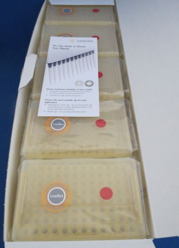 Sartorius safetyspace filter pipette tips 5 - 20µl #lh-lf790021 qty 960 pipets for sale
