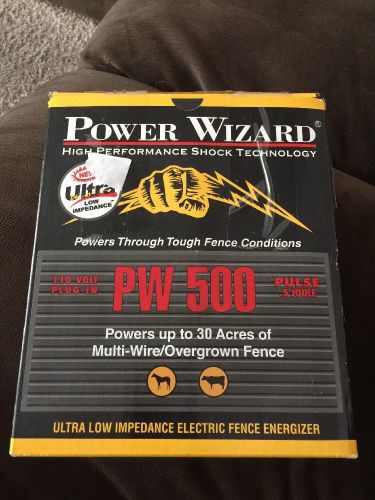 Power Wizard Fence Energizer PW 200 New in Box 5 Acres Electric