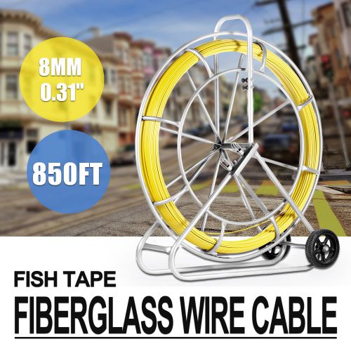 8mm FIBERGLASS WIRE CABLE FISH TAPE RUNNING TUBE PULLING WIRE RUNNING ROD PULLER