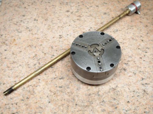Northfield precision 4&#034; air chuck with air tube for sale