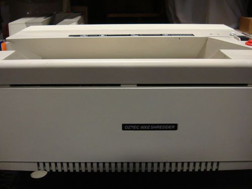 Oztec 800i heavy duty commercial paper shredder 43 sheet t1224580 for sale