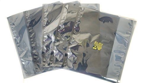 100 esd anti-static shielding bags 10&#034;x12&#034; in 254mm x 305mm open-top 3 1 mils for sale