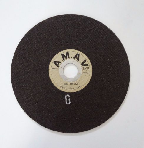 Abrasive Cutting Discs 400x4.5x50mm LOT OF 10 / 400 x 4.5 x 50 mm