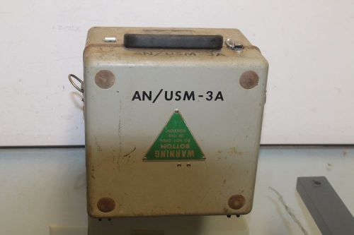 AN/USM-3A TOOL KIT TV-4A/U TUBE TESTER IN CASE