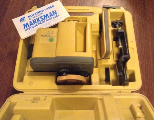 Topcon Marksman Rotating Laser RL-60A/60B With Case FULLY FUNCTIONAL
