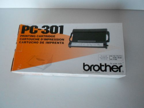 New Genuine Brother PC-301 Fax/Printer  Printing Cartridge