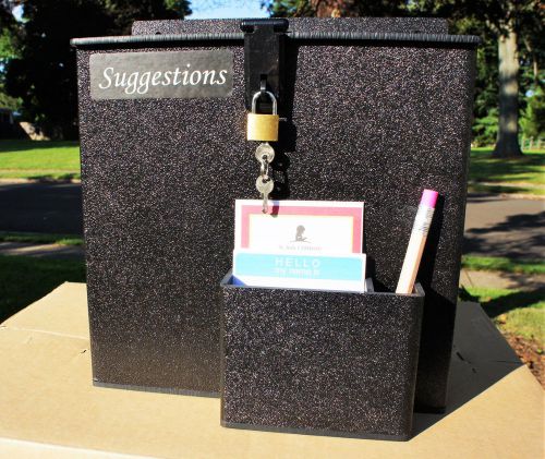 Sell out sale ! acrylic suggestion box, ballot box, new w/ lock for sale
