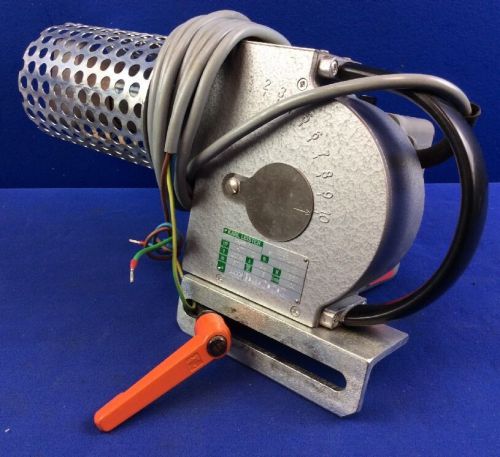 Karl leister hotwind hot air blower w/ 3&#034;w knife nozzle &amp; mounting bracket for sale