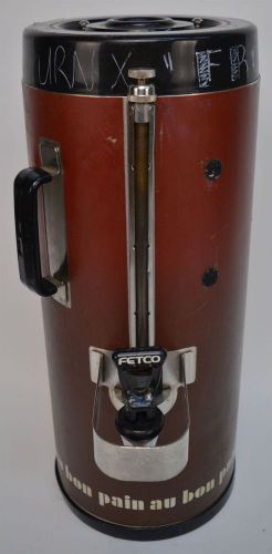 Fetco luxus tpd-15 1.5 gallon hot/cold beverage dispenser wrapped for sale