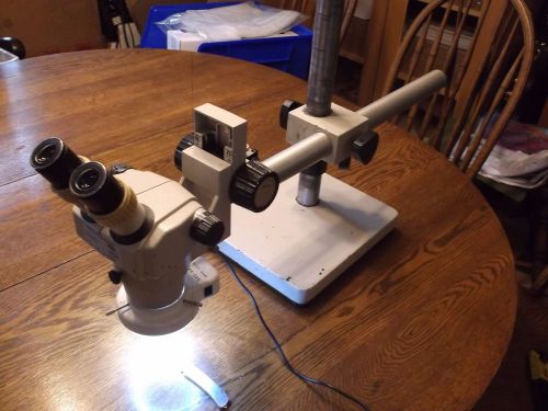 Nikon SMZ-1 Stereozoom Microscope 7-30x zoom  with Ring Light and Boom Stand :)