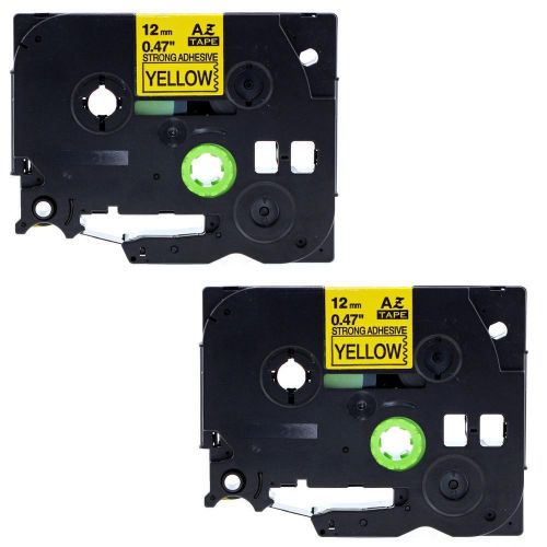 2 PK Compatible for Brother Extra-Strength Adhesive Tze-S631 Tz-S631 Label Tape