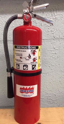 Sea-fire b456 dry chemical fire extinguisher with aluminum valve 10 lb abc for sale