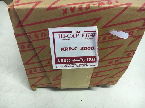 BUSSMAN KRP-C 4000 NEW IN BOX 4000A 600V FUSE SEE PICS #A42