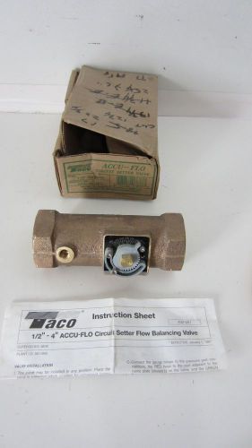 Taco accu-flo circuit setter valve acuf-150-at-1 -- 1.5&#034; for sale