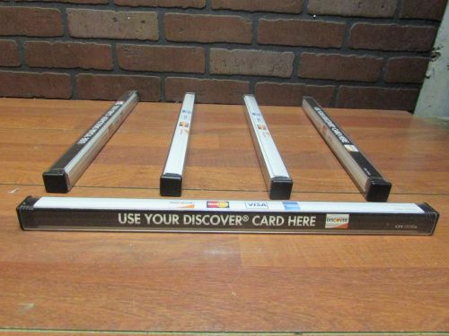 Lot of 5 Discover Hard Plastic Grocery Store Dividers!