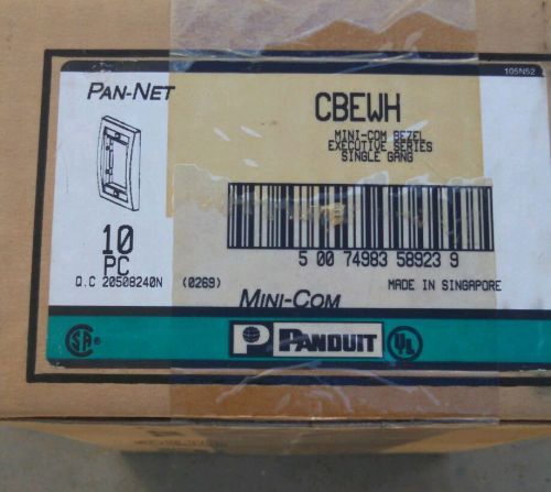 10 Panduit Single Mini Com CBEWH