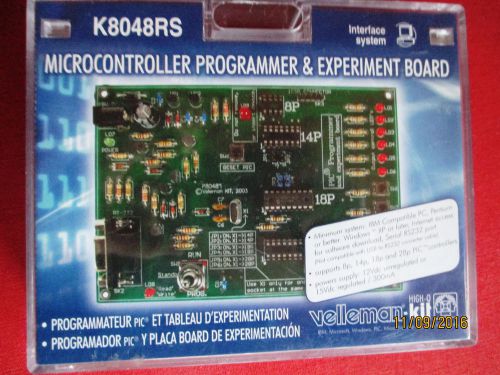 Velleman Micro Controller Programmer &amp; Experiment Board K8048RS