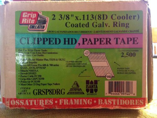 Grip-Rite 8D 30 Degree Paper Tape Clipped Head Framing Stick Nail