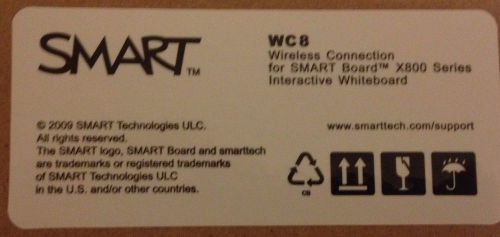 Smart interactive white board wireless connection x800 WC8  Brand new never open