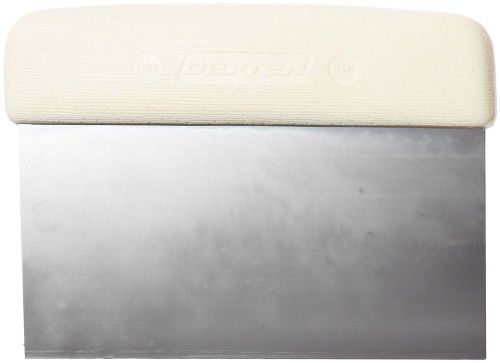 Dexter-russell - sani-safe 19783 6&#034; x 3&#034; white dough cutter/scraper with polypro for sale