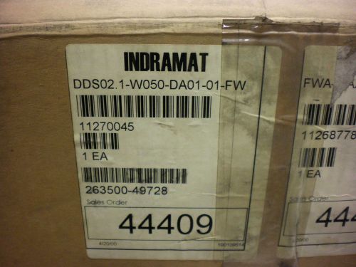 INDRAMAT DDS02.1-1050-DA01-01-FW AMPLIFIER