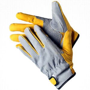 NVM Leather Welding Gloves Heat Fire Resistant Stove Grill Work BBQ Welder i