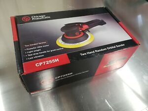 Chicago Pneumatic CP7255H 6&#034; Air Random Orbital Sander 3/16&#034; Orbit Dia 12000 Rpm