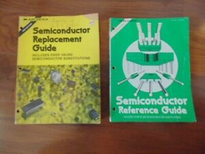 1980 Radio Shack Semiconductor Replacement Guide &amp;1992 Reference Guide 