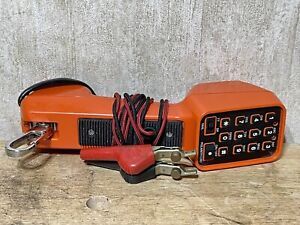 AT&amp;T Lineman&#039;s Dial Test Butt Set Orange Very Good Condition Fully Tested