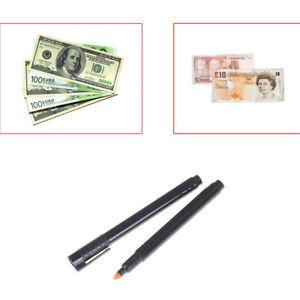2X Currency Money Detector Money Checker Counterfeit Marker Fake  Tester NDH OR