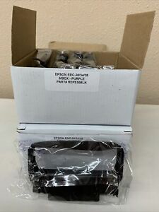 EPSON ERC 30/34/38 PURPLE INK POS PRINTER RIBBONS (11 Ribbons)