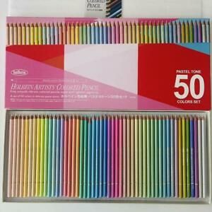 Holbein Artists&#039; Colored Pencils Pastel Tone 50 Colors Set With Original Case