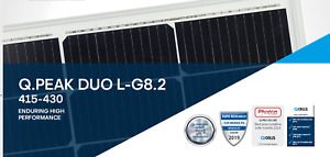 29pcs 430 Watt Q Cell Solar Panel , One Pallet , Module Q.PEAK DUO L-G8 ,12.47KW