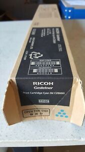 Genuine Ricoh 842318 Cyan Toner for IM C2000 C2500 Brand New See Photos