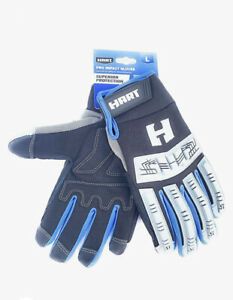 Hart Pro Impact Gloves , 5 Finger Touchscreen ~ Size Large ~ HHPPGLM2