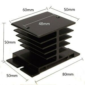 Aluminum Heat-Sink Dissipation Single Phase For Solid State Relay SSR 10A-40A UK
