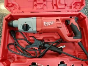 MILWAUKEE 5262-21 1&#034; SDS PLUS ROTARY HAMMER IN CASE EXCELLENT CONDITION