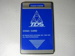 TDS Cogo Card Version 4.1 with pdf Manual for Use with the HP-48GX/SX