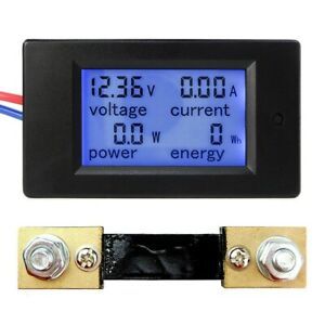 Overload Alarm Panel Meter Voltage Ammeter Voltmeter Backlight With Shunt