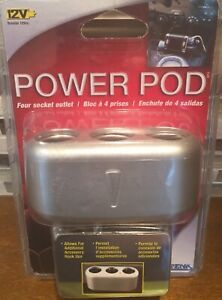 Alpena Power Pod 3 in 1 Car Cigarette Lighter socket Splitter
