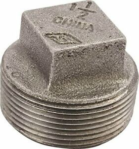 Worldwide Sourcing 3/8 Black Malleable Plug 31-3/8B