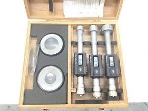 Mitutoyo 3-Point Digimatic Bore Micrometer Set 25 - 50mm (1-2&#034;) Holtest Intrimik